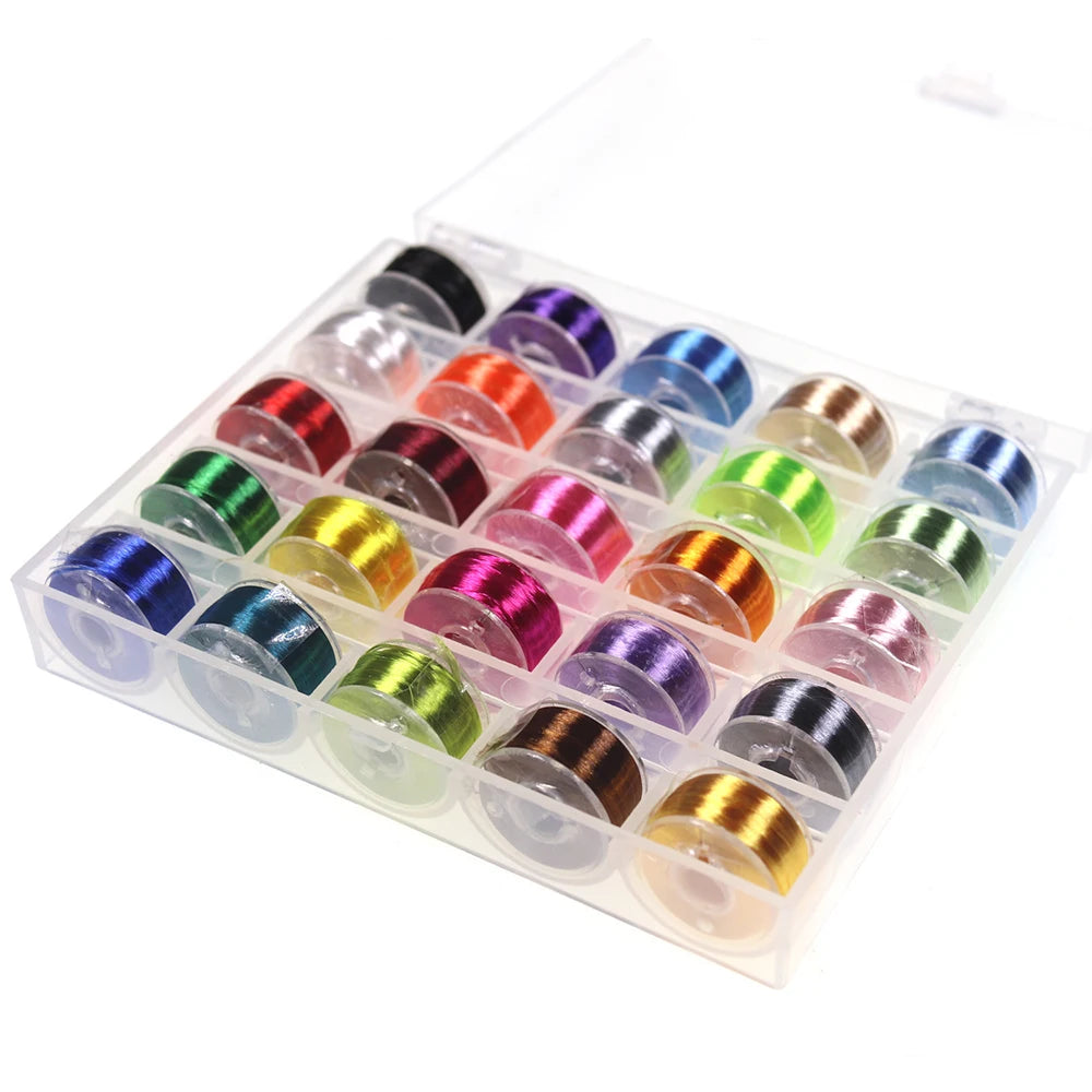 25 Colors Assorted 200D Fly Tying Thread