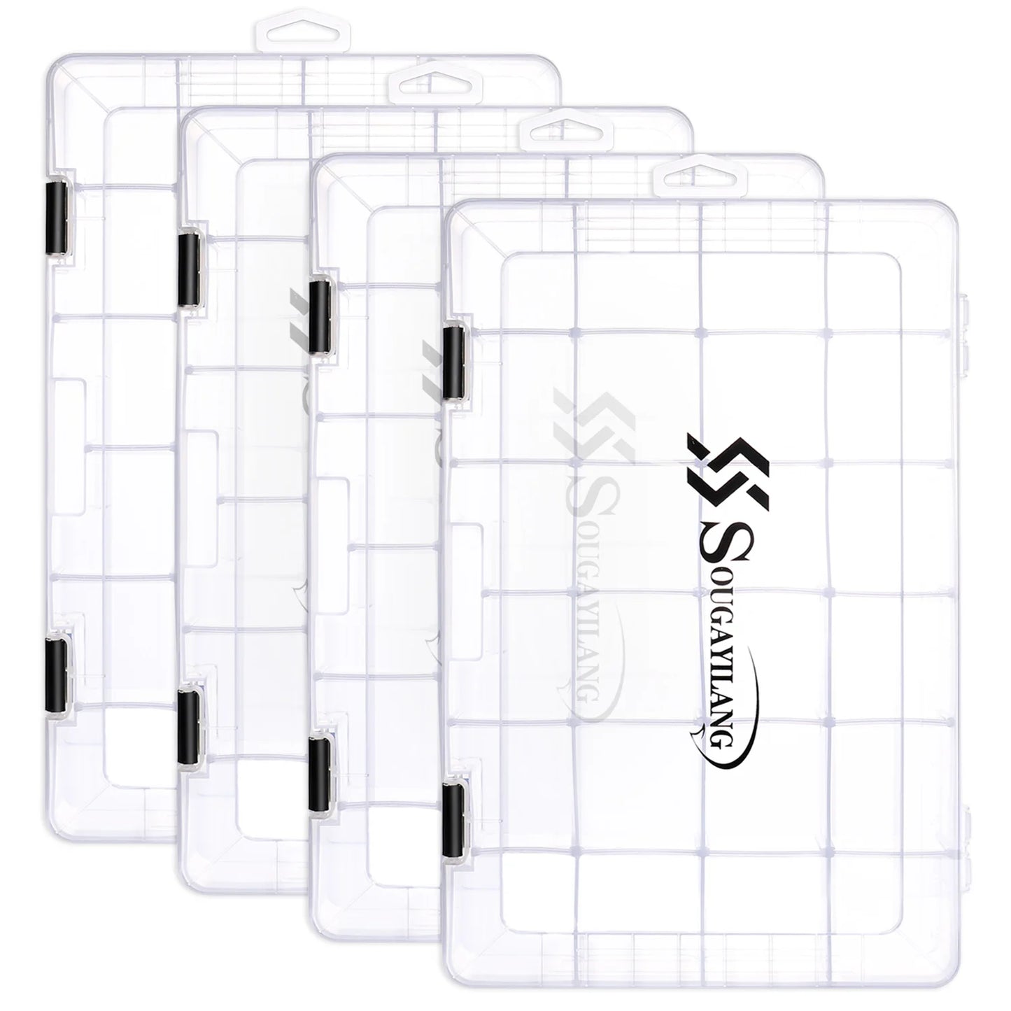 Souguayilang Clear Plastic Tackle Box