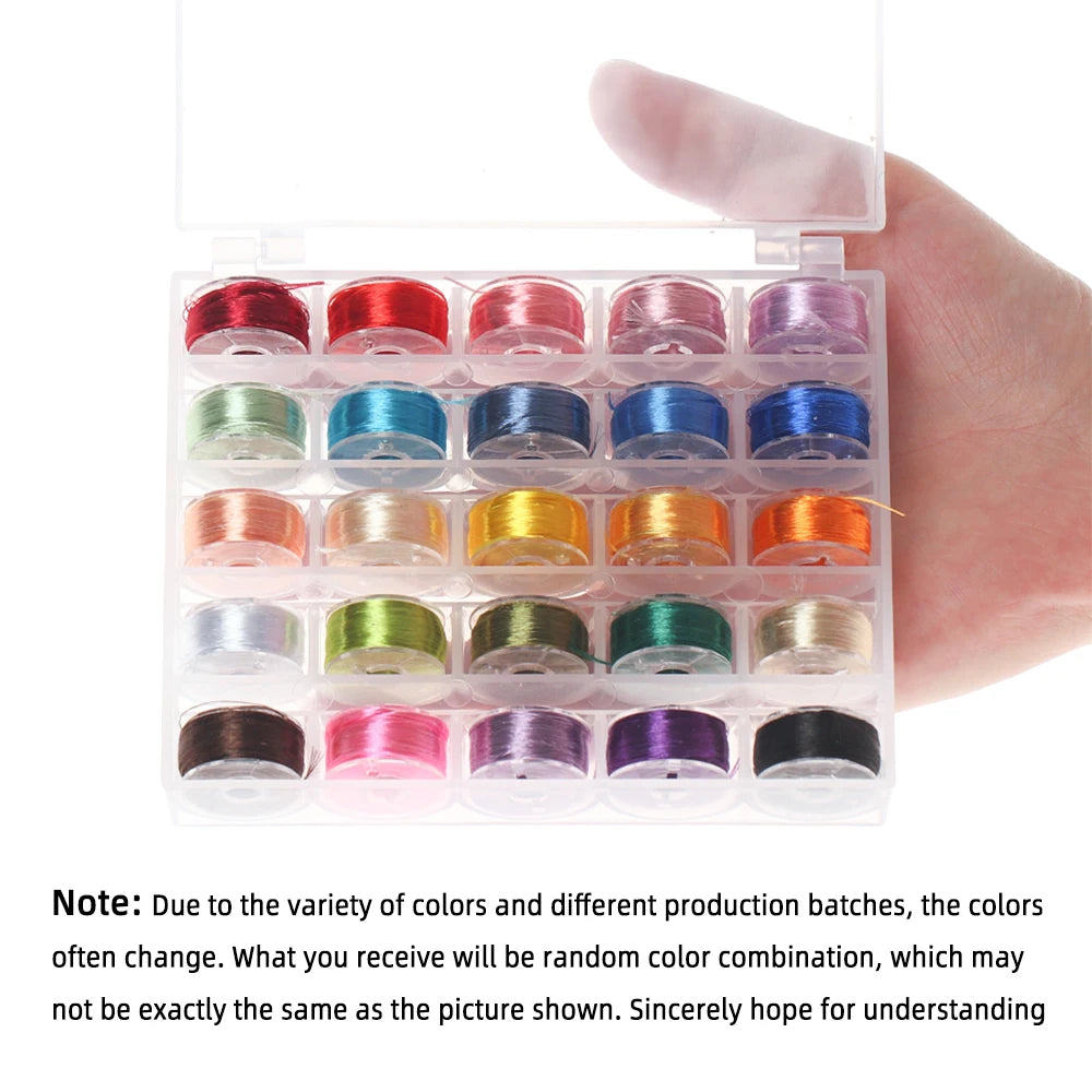 25 Colors Assorted 200D Fly Tying Thread