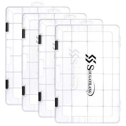 Souguayilang Clear Plastic Tackle Box