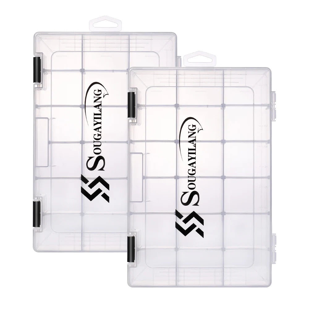 Souguayilang Clear Plastic Tackle Box
