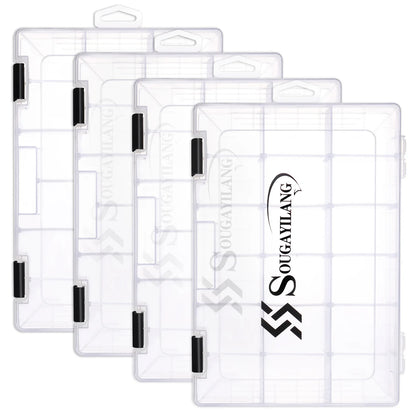 Souguayilang Clear Plastic Tackle Box