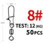 MEREDITH 50PCS Pin Bearing Rolling Swivels