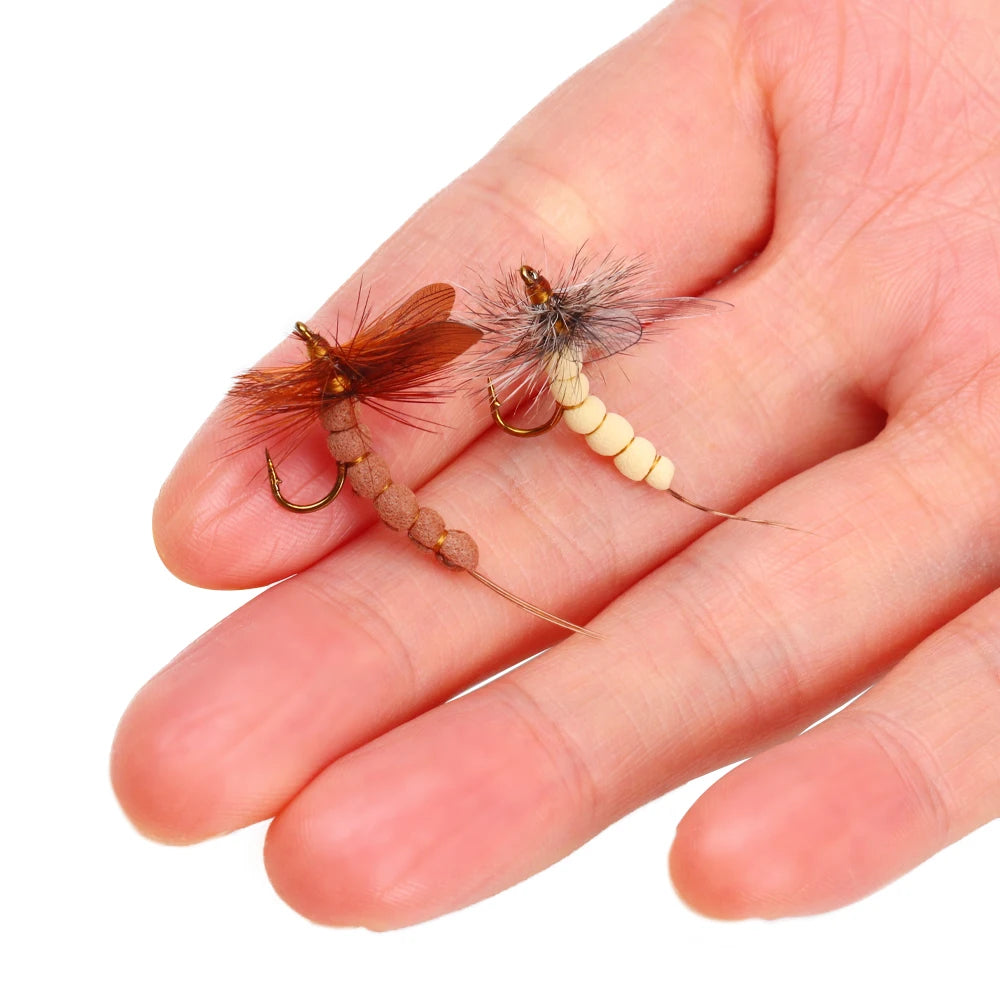 3pcs/6pcs Mayfly Trout Flies