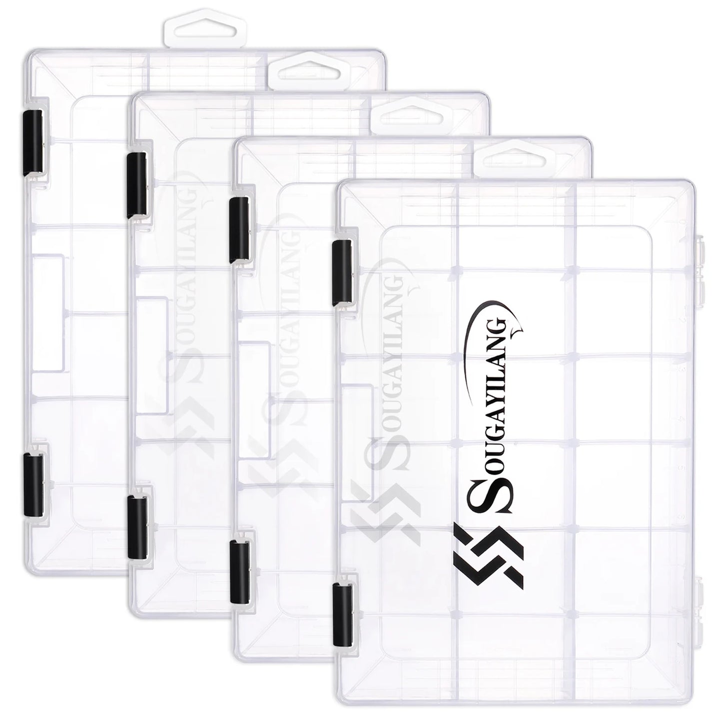 Souguayilang Clear Plastic Tackle Box