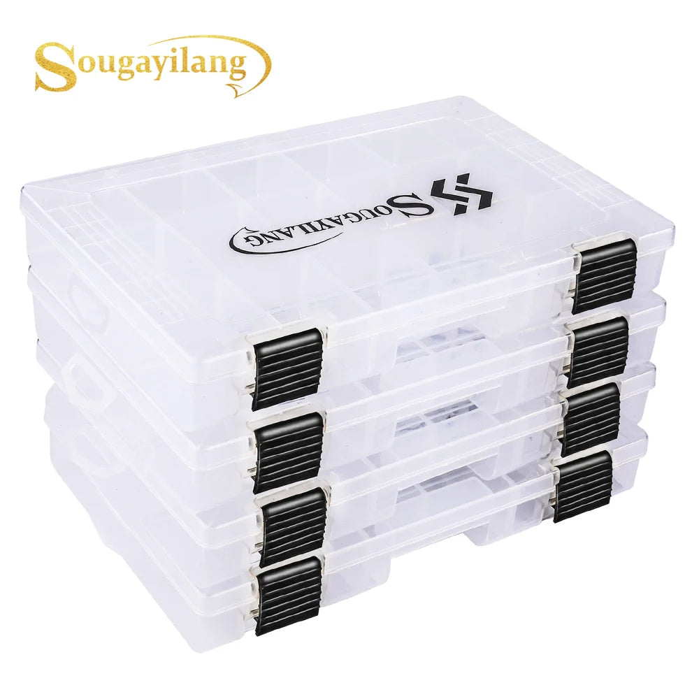 Souguayilang Clear Plastic Tackle Box