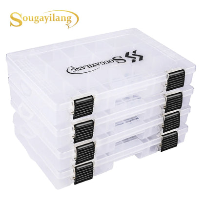 Souguayilang Clear Plastic Tackle Box