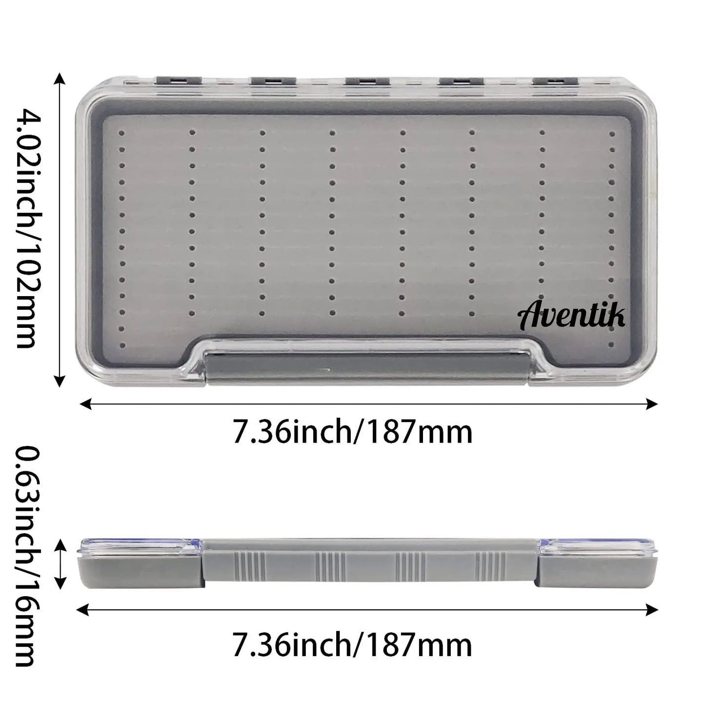 Aventik Waterproof Foam Fly Box