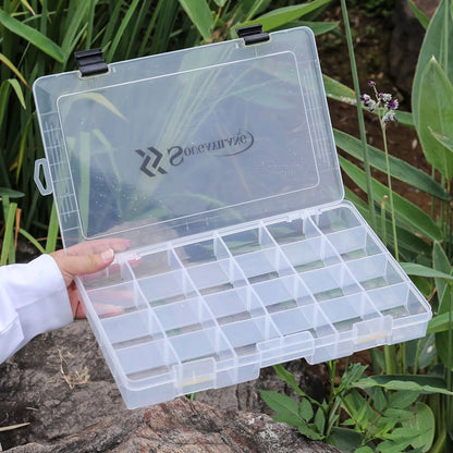 Souguayilang Clear Plastic Tackle Box