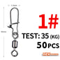 MEREDITH 50PCS Pin Bearing Rolling Swivels