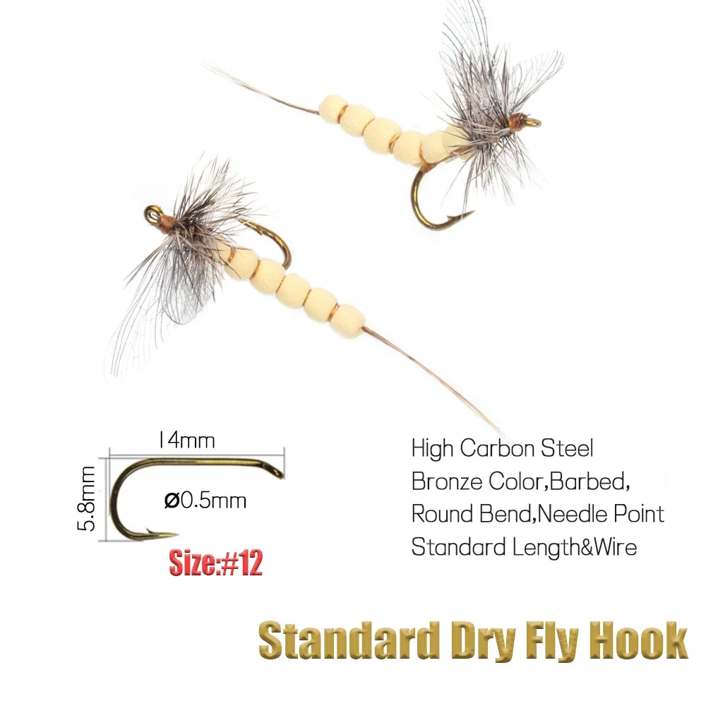3pcs/6pcs Mayfly Trout Flies