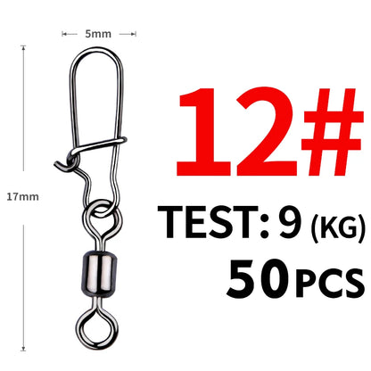 MEREDITH 50PCS Pin Bearing Rolling Swivels