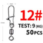 MEREDITH 50PCS Pin Bearing Rolling Swivels