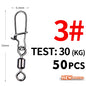 MEREDITH 50PCS Pin Bearing Rolling Swivels