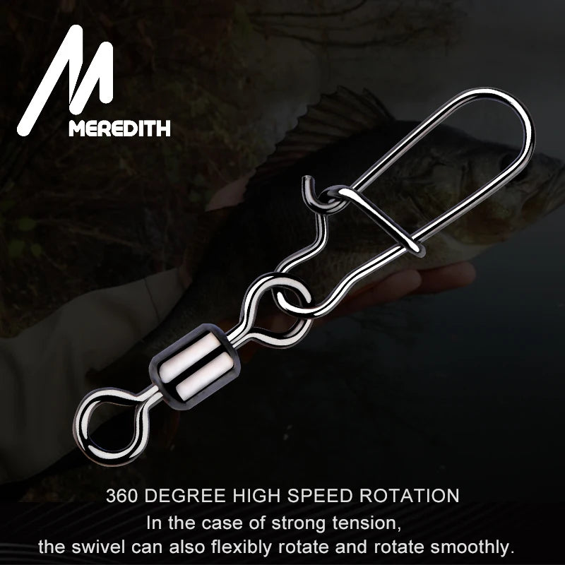 MEREDITH 50PCS Pin Bearing Rolling Swivels