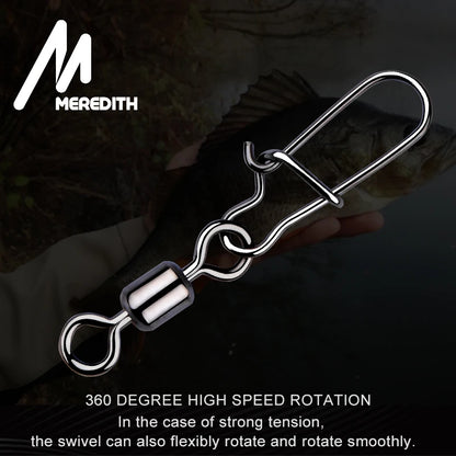 MEREDITH 50PCS Pin Bearing Rolling Swivels