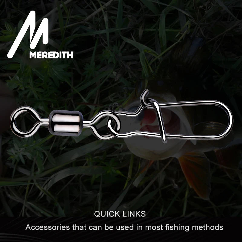 MEREDITH 50PCS Pin Bearing Rolling Swivels