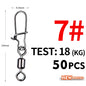 MEREDITH 50PCS Pin Bearing Rolling Swivels