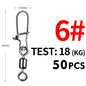 MEREDITH 50PCS Pin Bearing Rolling Swivels