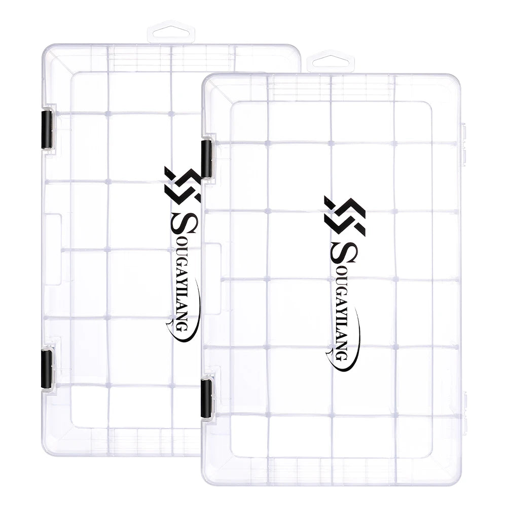 Souguayilang Clear Plastic Tackle Box