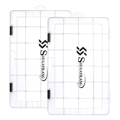 Souguayilang Clear Plastic Tackle Box
